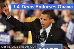 LA Times Endorses Obama