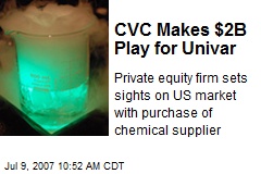 CVC Makes $2B Play for Univar