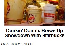 Dunkin' Donuts Brews Up Showdown With Starbucks