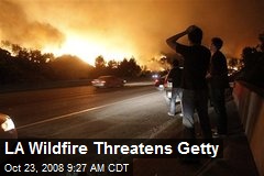 LA Wildfire Threatens Getty