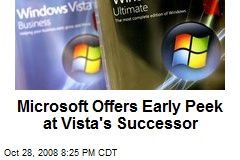 Microsoft Offers Early Peek at Vista's Successor