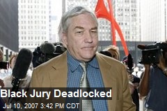 Black Jury Deadlocked