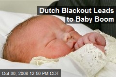 Dutch Blackout Leads to Baby Boom