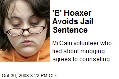 'B' Hoaxer Avoids Jail Sentence