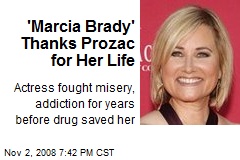 'Marcia Brady' Thanks Prozac for Her Life