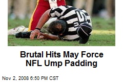 Brutal Hits May Force NFL Ump Padding