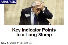 Key Indicator Points to a Long Slump