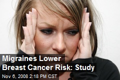 Migraines Lower Breast Cancer Risk: Study