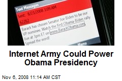 Internet Army Could Power Obama Presidency