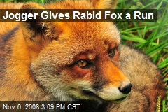 Jogger Gives Rabid Fox a Run
