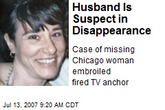 Husband Is Suspect in Disappearance