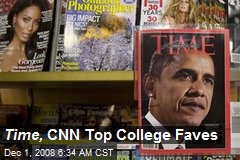 Time, CNN Top College Faves
