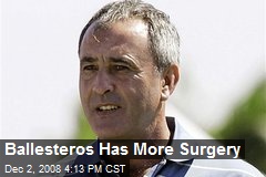 Ballesteros Has More Surgery