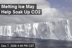 Melting Ice May Help Soak Up CO2