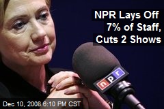 NPR Lays Off 7% of Staff, Cuts 2 Shows