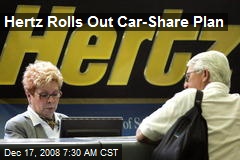 Hertz Rolls Out Car-Share Plan
