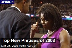 Top New Phrases of 2008