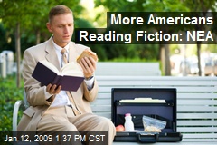 More Americans Reading Fiction: NEA
