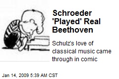 Schroeder 'Played' Real Beethoven