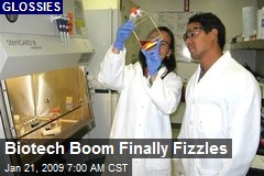 Biotech Boom Finally Fizzles