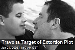 Travolta Target of Extortion Plot