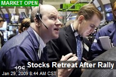 Stocks Retreat After Rally
