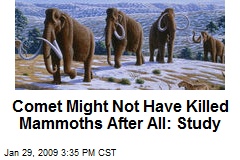 Comet Might Not Have Killed Mammoths After All: Study