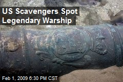 US Scavengers Spot Legendary Warship
