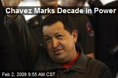 Chavez Marks Decade in Power
