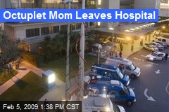 Octuplet Mom Leaves Hospital