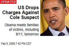 US Drops Charges Against Cole Suspect