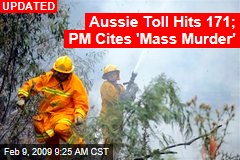 Aussie Toll Hits 171; PM Cites 'Mass Murder'