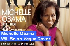Michelle Obama Will Be on Vogue Cover