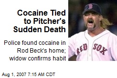 Cocaine Tied to Pitcher's Sudden Death