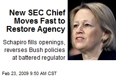 New SEC Chief Moves Fast to Restore Agency