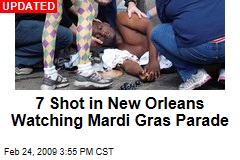 7 Shot in New Orleans Watching Mardi Gras Parade