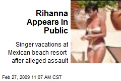 Rihanna Appears in Public