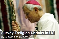 Survey: Religion Shrinks in US
