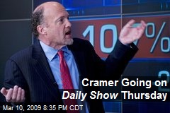 Cramer Going on Daily Show Thursday