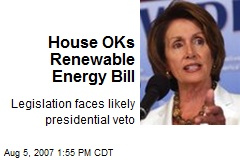 House OKs Renewable Energy Bill