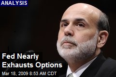 Fed Nearly Exhausts Options