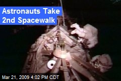 Astronauts Take 2nd Spacewalk