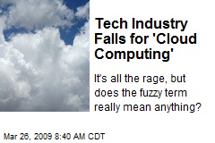 Tech Industry Falls for 'Cloud Computing'