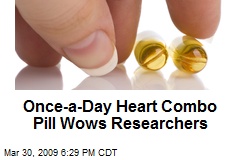 Once-a-Day Heart Combo Pill Wows Researchers