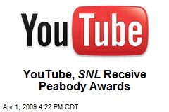 YouTube, SNL Receive Peabody Awards