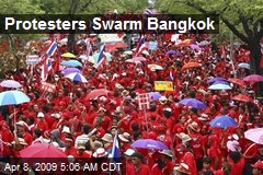 Protesters Swarm Bangkok