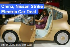 China, Nissan Strike Electric Car Deal