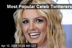 Most Popular Celeb Twitterers