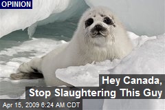 Hey Canada, Stop Slaughtering This Guy