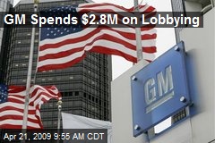 GM Spends $2.8M on Lobbying